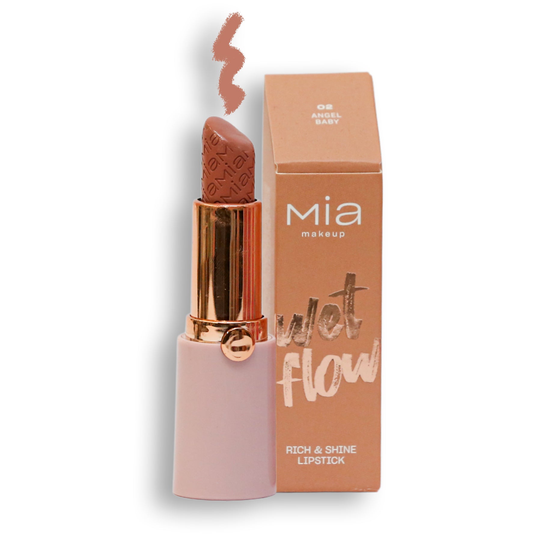 Metie - Wet Flow Rich & Shine Lipstick 